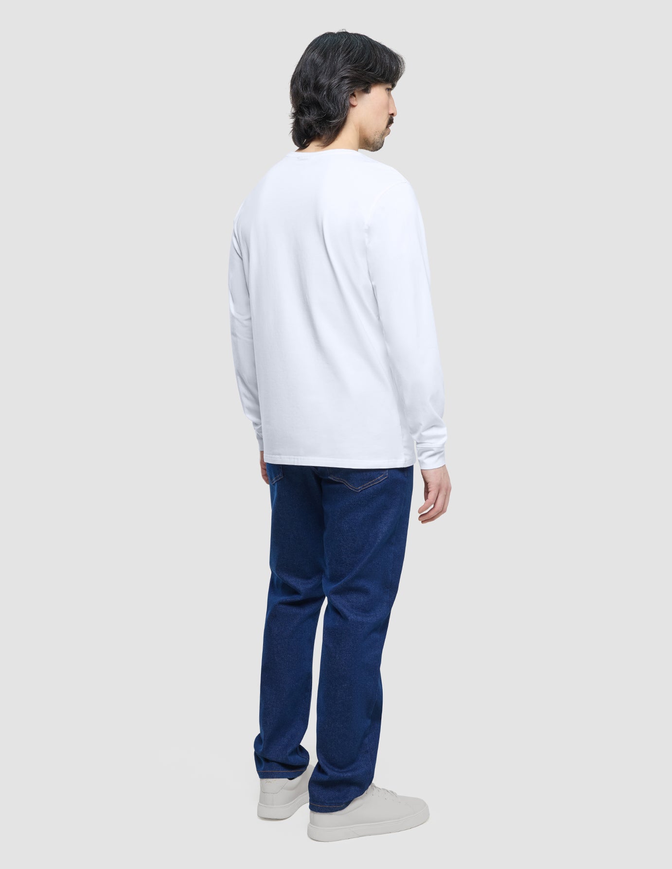 Supima Autograph Long-Sleeved T-Shirt White